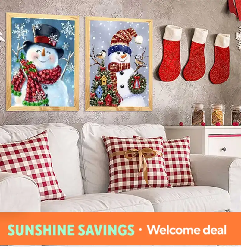 Background Resin Art - Weihnachts-Diamantmalerei, Weihnachtsbaum, Kranz, Schnee, Hintergründe für