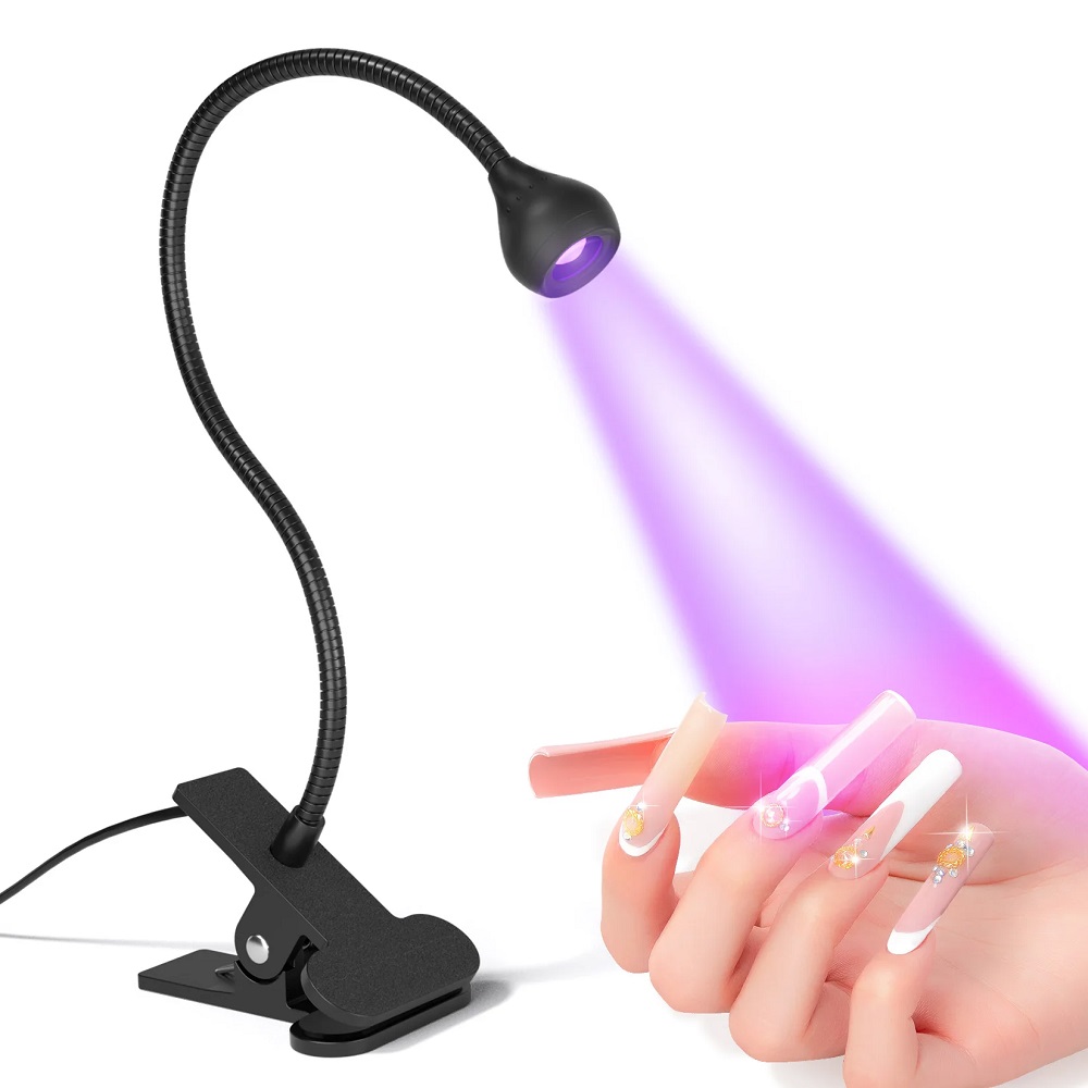 Uv Lamp Nail Resin - UV-Nagellampe, 395 nm, LED-UV-Lichter, UV-LED-Schreibtischlampe, Schwarzlicht,