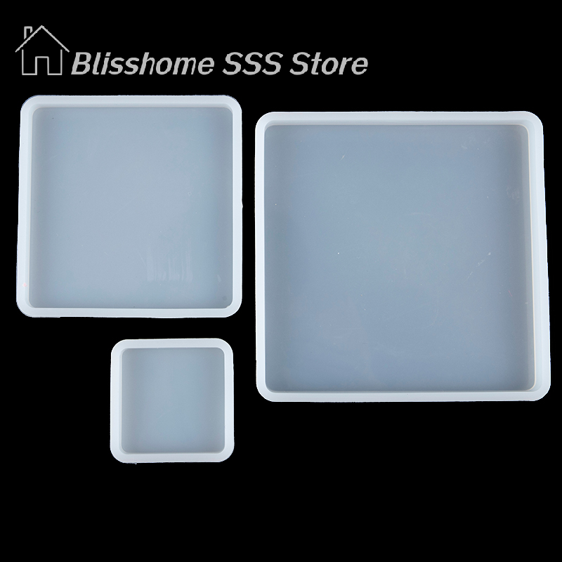 Coaster Mold Square - 【S】BPA-frei und sicher, langlebige, quadratische Silikon-Gießformen