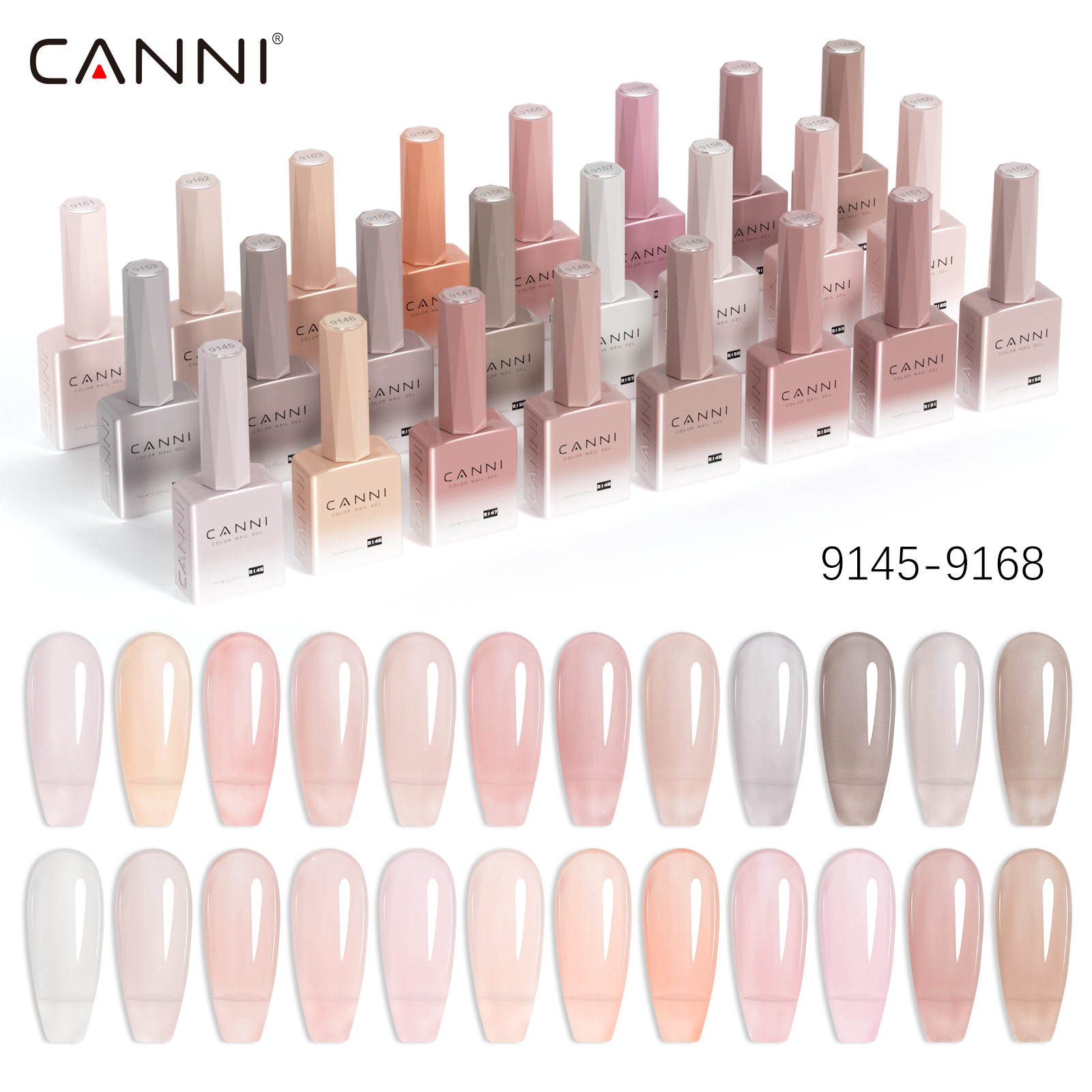 Uv Lamp Nail Resin - CC7 CANNI Nagel-Gel-Nagellack, 9 ml, TPO-FREI,