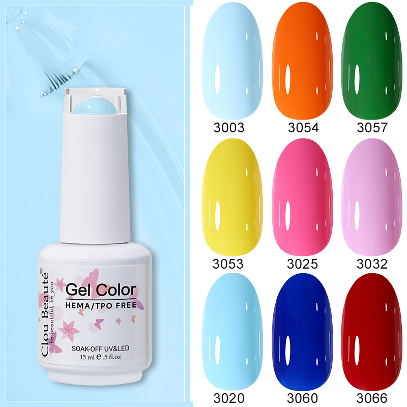 Uv Lamp Nail Resin - Clou Beaute 15 ml Hema Free