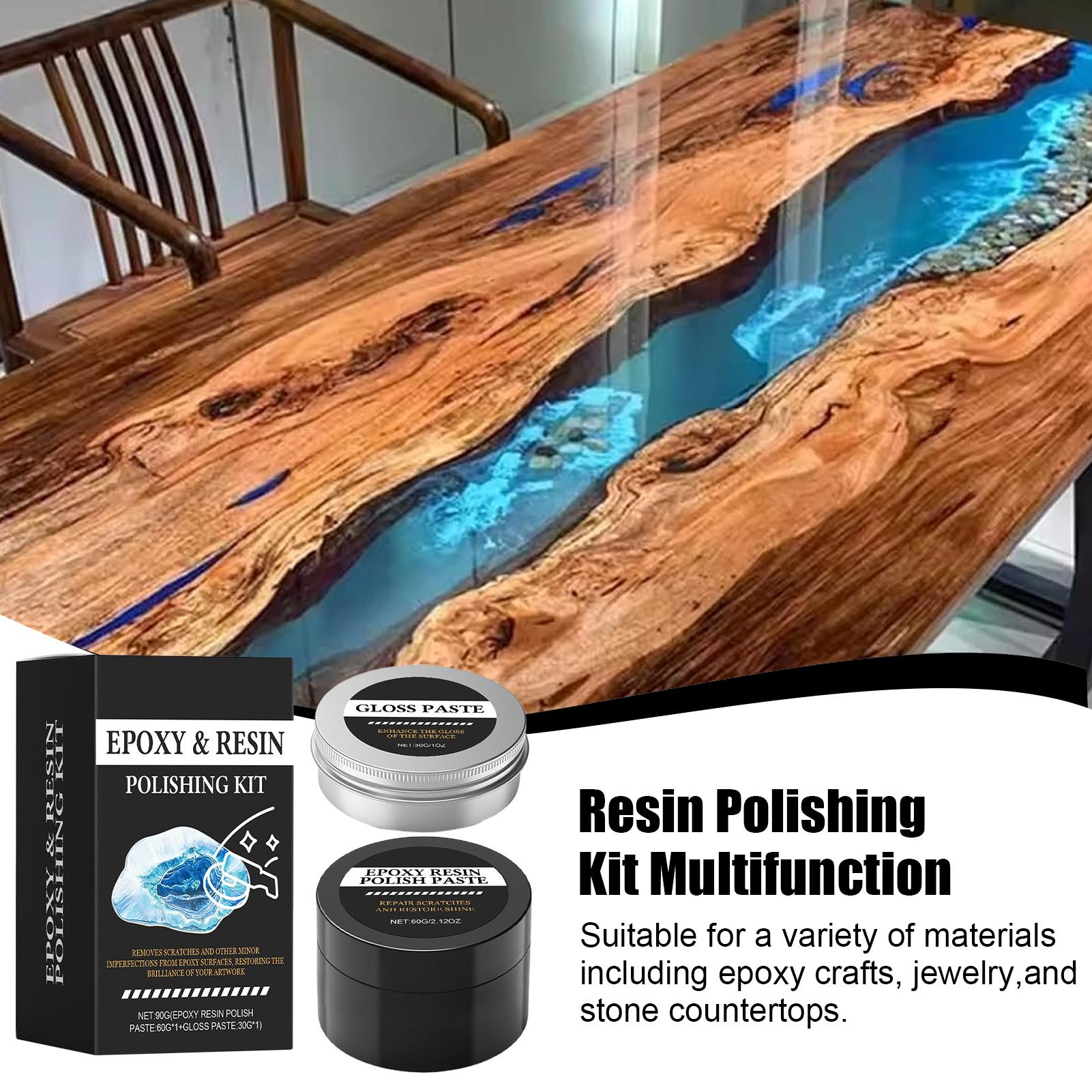 Resin Art Kits - Epoxidharz-Polierset - Cremige Kratzerentfernungs- und Glanzwiederherstellungscreme