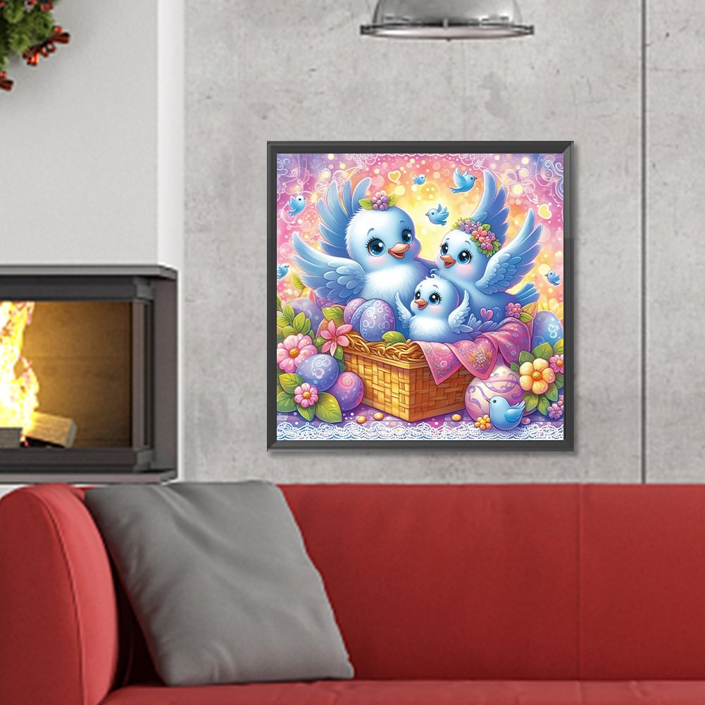 Resin Art Kits - Diamant Malerei Familie Weihnachten Vater voller