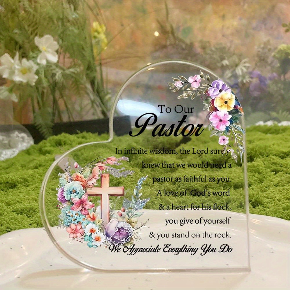 Resin Art Quotes - Marken-2D-Flachharz-Wandkunst Blumen-Kreuz Inspirierendes Zitat Boho Schreibtisch-Dekoration