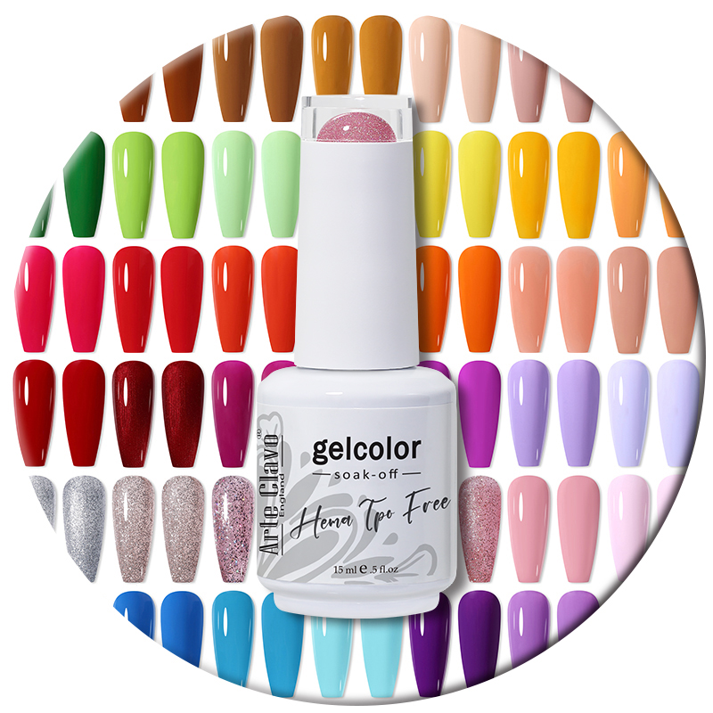 Uv Lamp Nail Resin - Arte Clavo 15ml Nagel-Gel-Lack Farben Soak-Off
