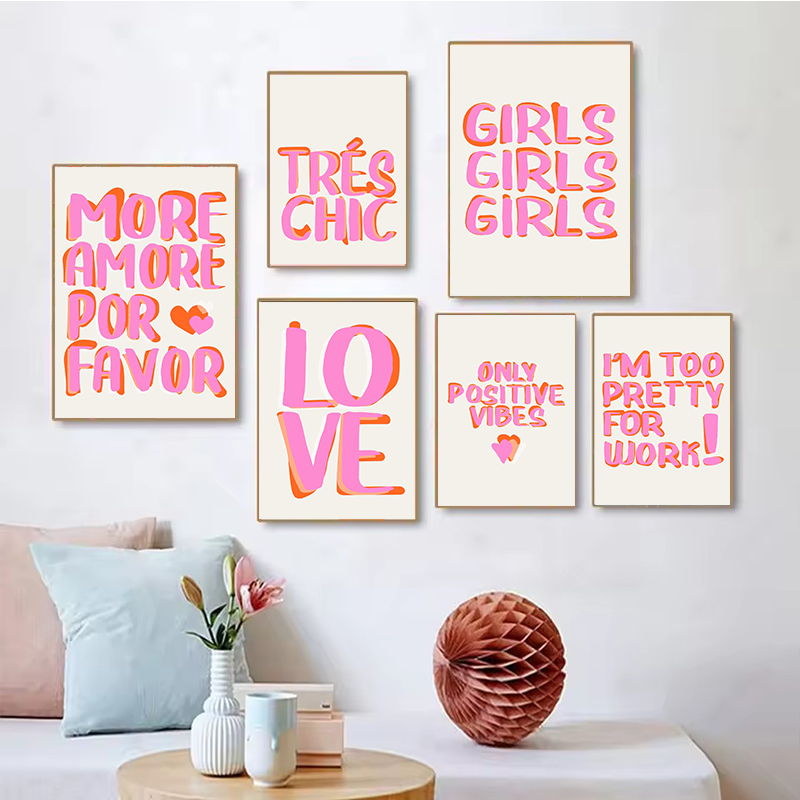 Resin Art Quotes - Nordic More Amor Por Favor Farbenfrohes