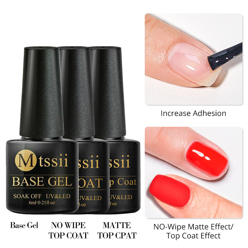 Uv Lamp Nail Resin - Basis Gel Keine Wischen Top Mantel
