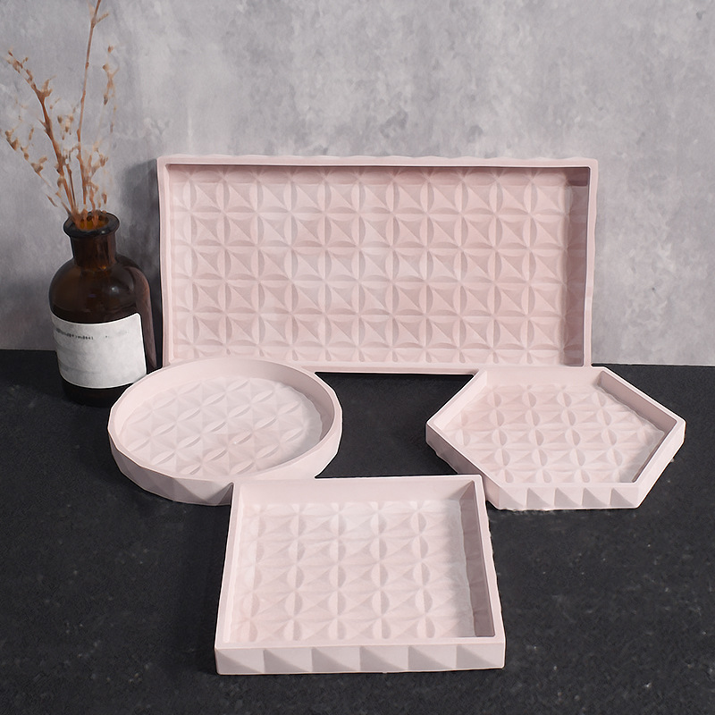 Coaster Mold Square - Ablage Tablett Silikon Form DIY Runde
