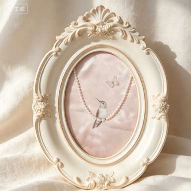 Background Resin Art - Französischer Vintage-Wandbilderrahmen Kunstgemälde Ornament Elegante Wohnzimmer