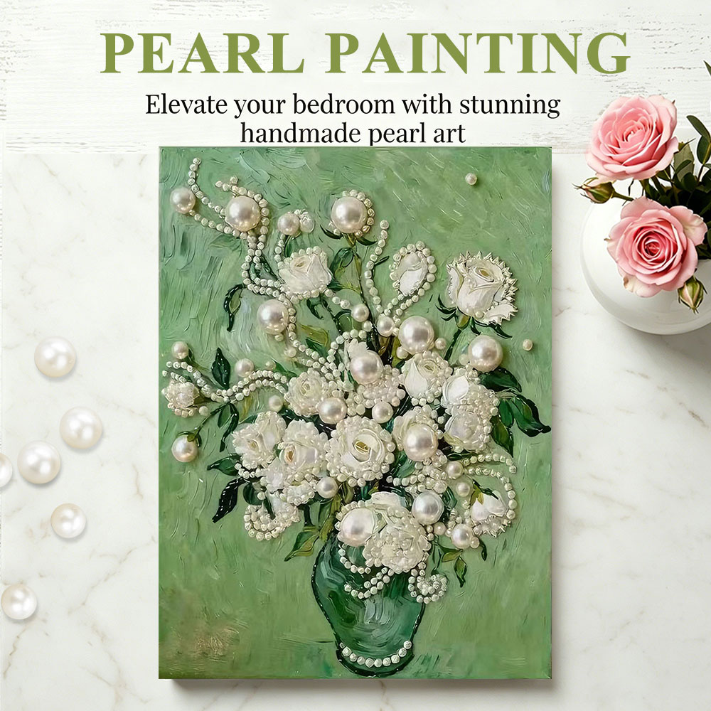 Resin Art With Rose - Huacan DIY Perlen-Kunstmalsets für Erwachsene und