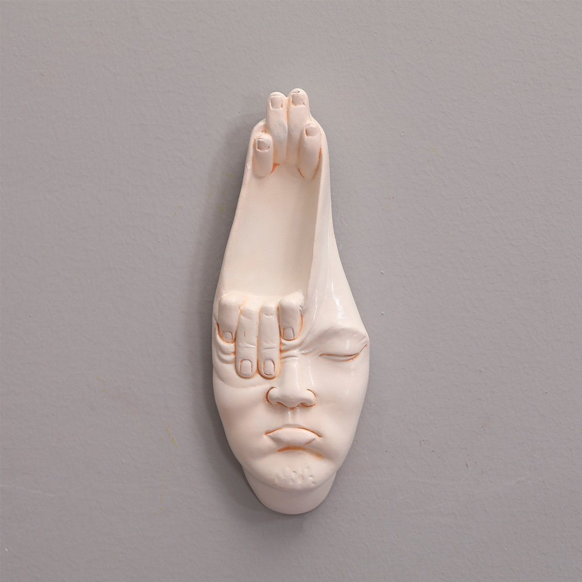 Background Resin Art - Kreative abstrakte Finger Gesicht Kunst Harz