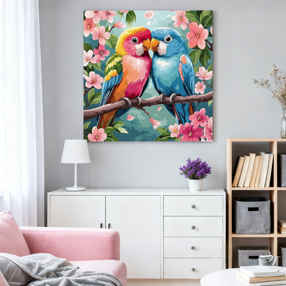 HUACAN Diamant-Gemälde, Vogel, – Resin Art With Rose Bewertung und Preis