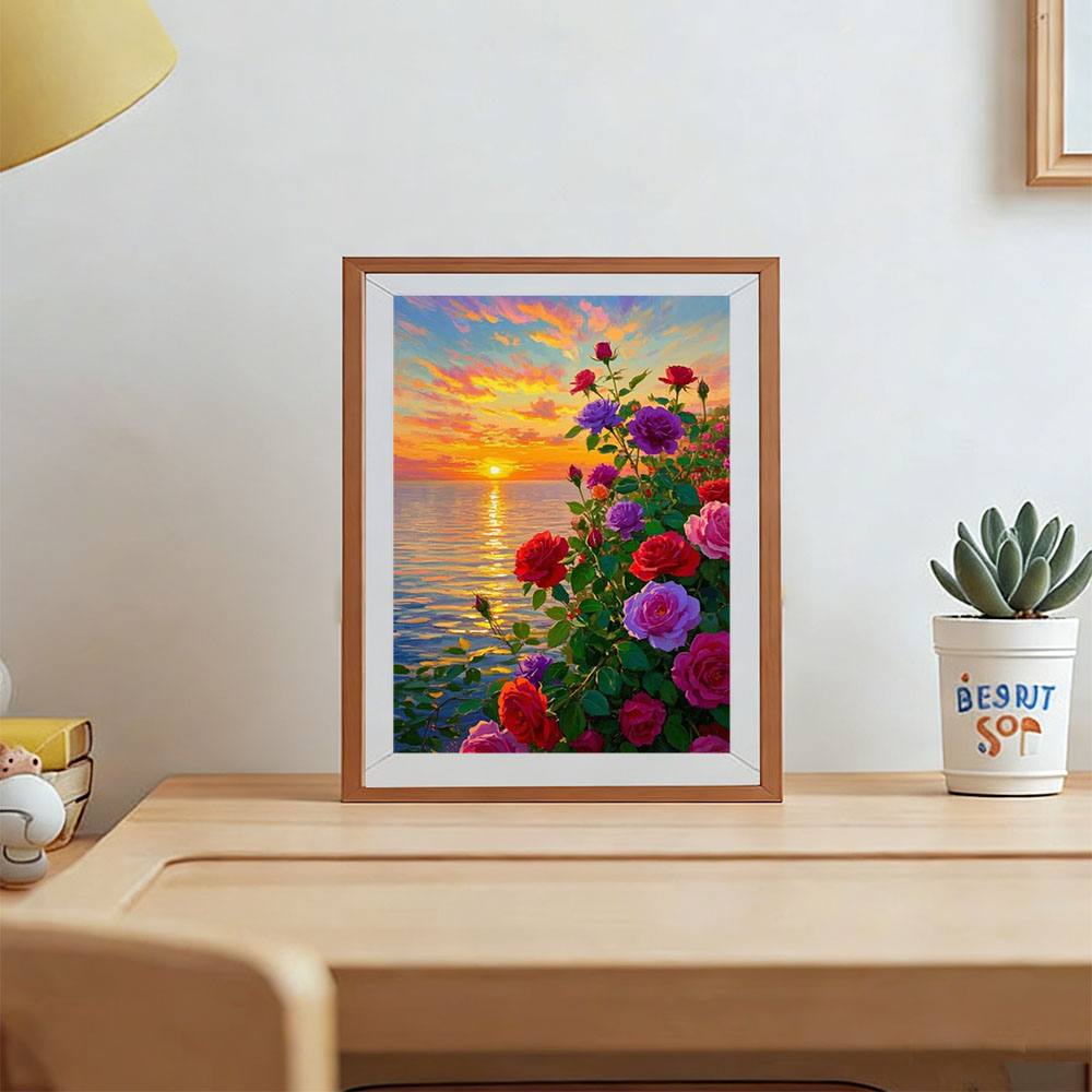 AZQSD Diamant-Kunstgemälde, Ro – Resin Art With Rose Bewertung und Preis