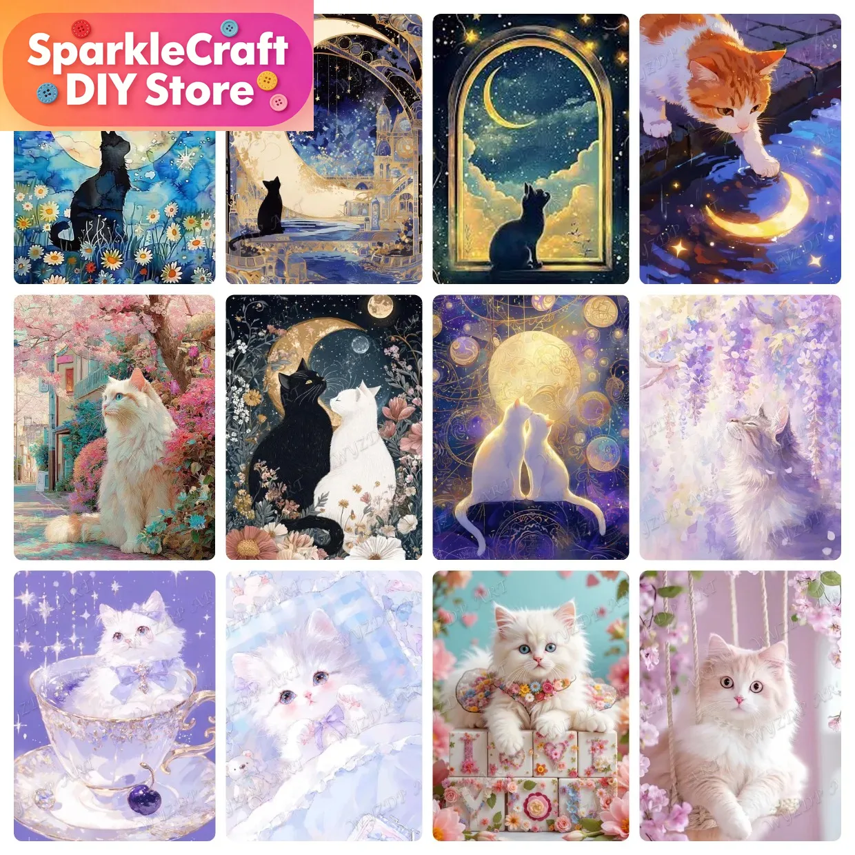 Tier Katze Mond Diamant-Malere – Resin Art Kits Bewertung und Preis