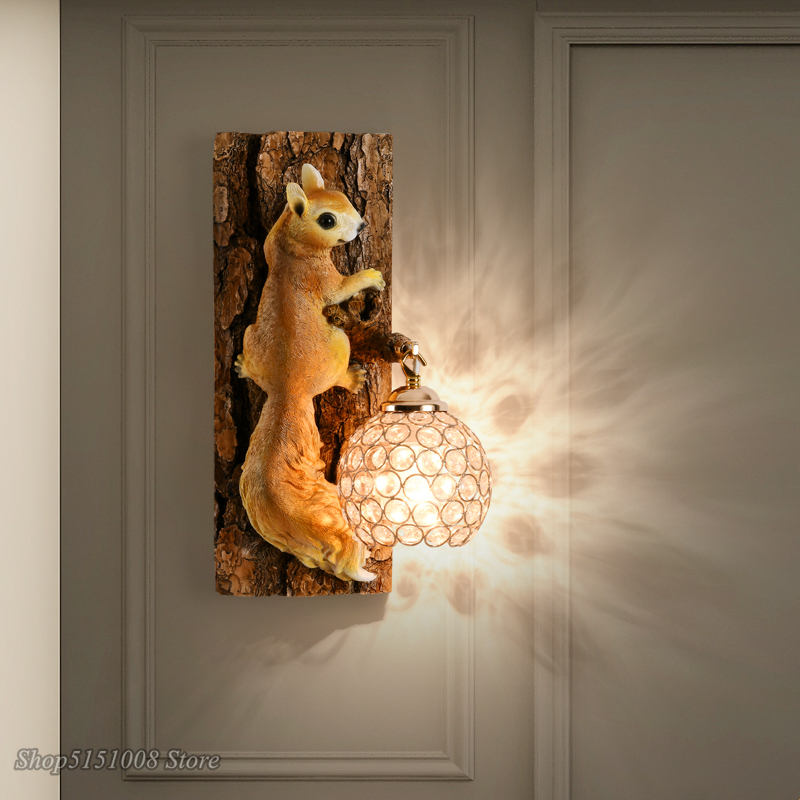 Nordic Stil Harz Eichhörnchen  – Background Resin Art Bewertung und Preis