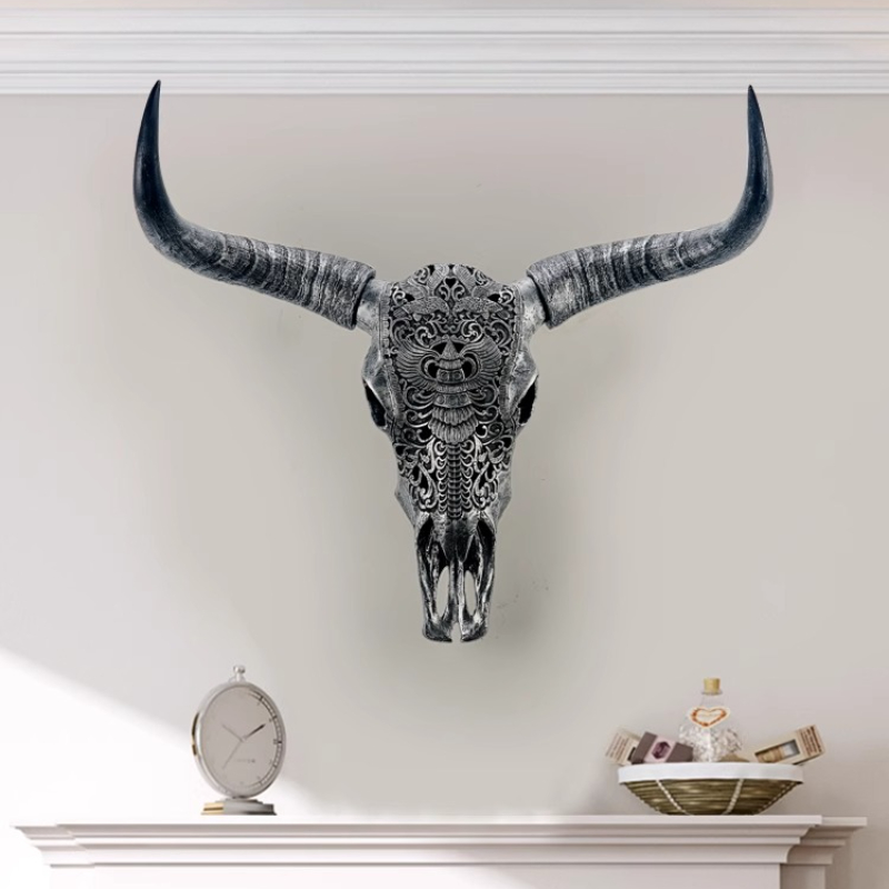 Harz Bull Kopf Wanddekoration  – Background Resin Art Bewertung und Preis