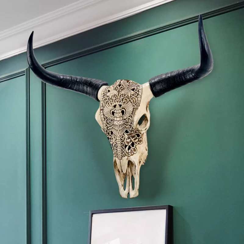 Harz Bull Kopf Wanddekoration  – Background Resin Art Bewertung und Preis