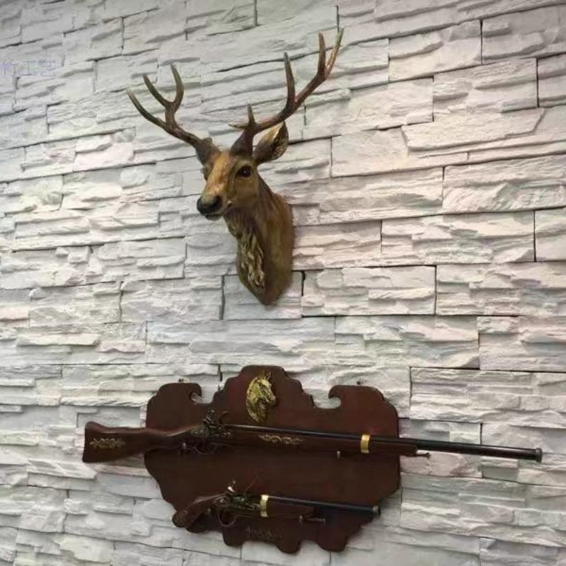 60/80CM American Deer Head Wan – Background Resin Art Bewertung und Preis