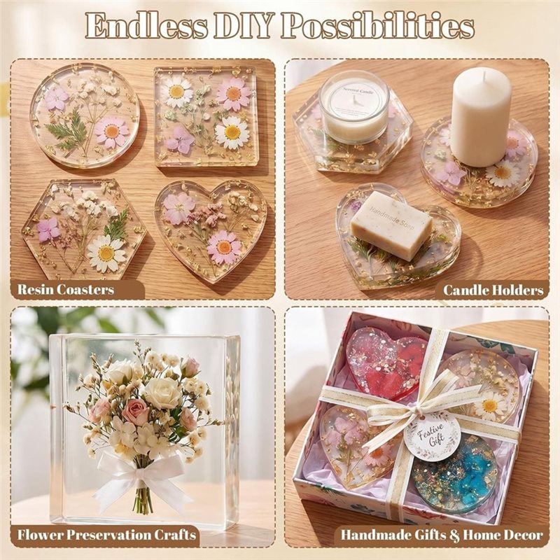 [ABFI!】 Harzformen für DIY-Epo – Coaster Mold Square Bewertung und Preis