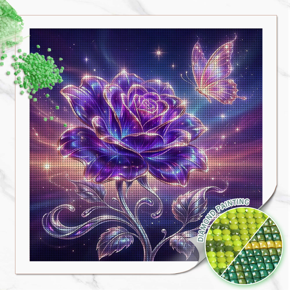 Huacan Vollquadratische und Ru – Resin Art With Rose Bewertung und Preis