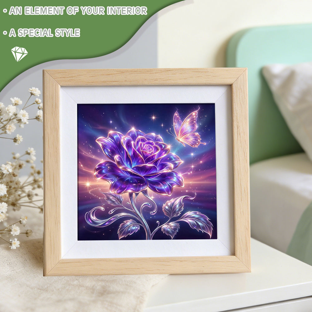 Huacan Vollquadratische und Ru – Resin Art With Rose Bewertung und Preis