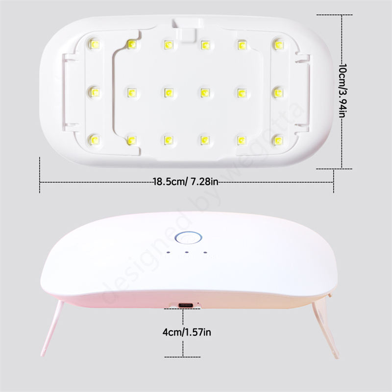 24 W USB wiederaufladbare UV-L – Uv Lamp Nail Resin Bewertung und Preis