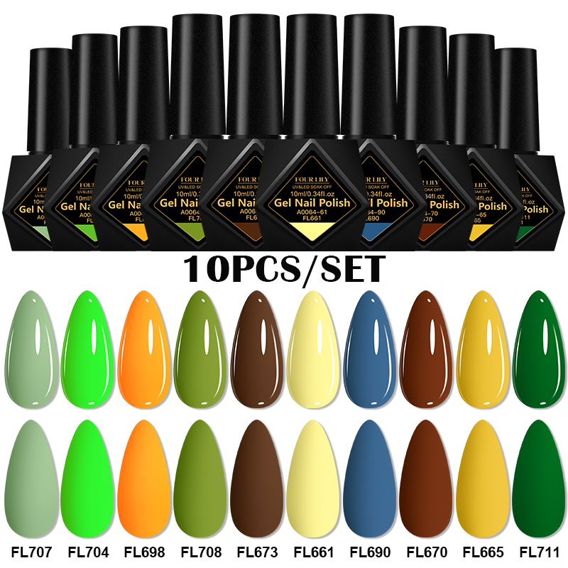 10-teiliges Gel-Nagellack-Set  – Resin Art All Bewertung und Preis
