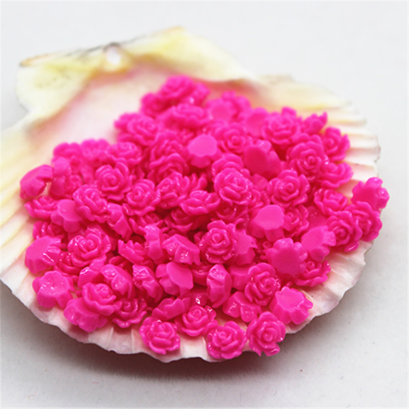 100 stücke 6mm Harz Mini Rose  – Resin Art With Rose Bewertung und Preis