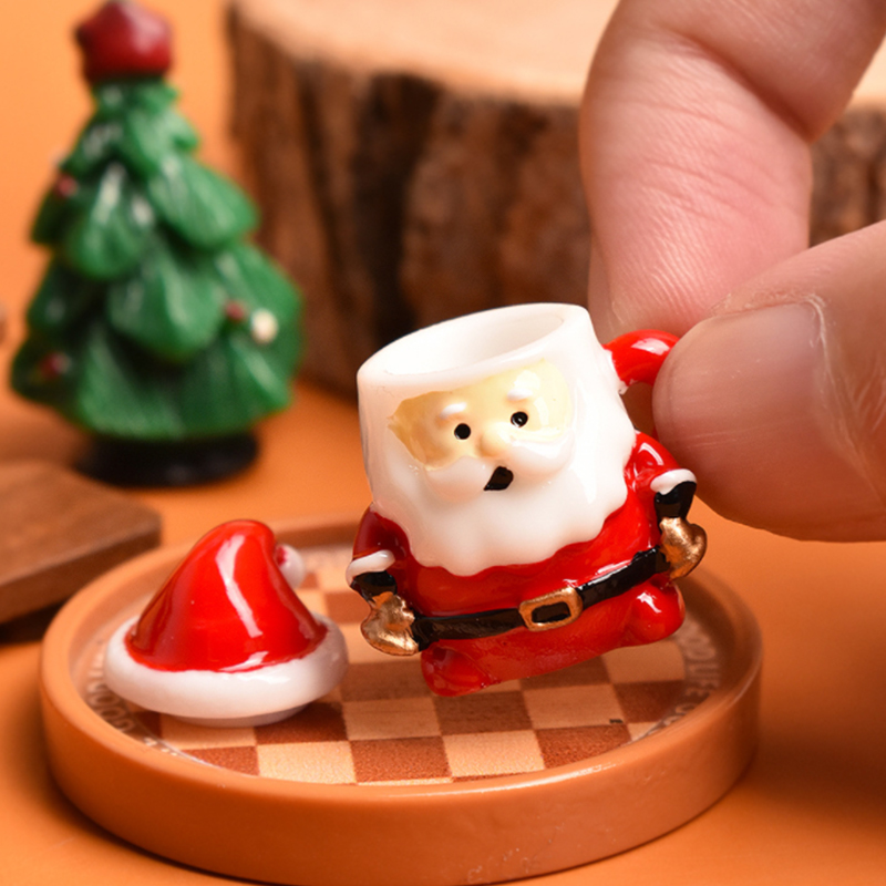 Mini-Weihnachtsmann-Teetasse-O – Resin Art Handmade Bewertung und Preis