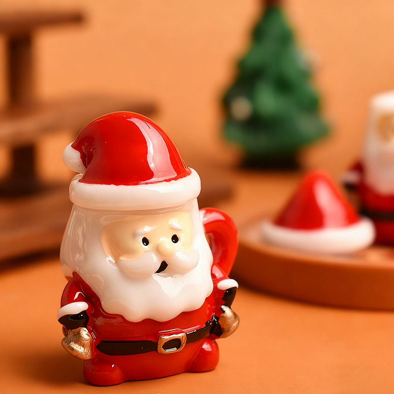 Mini-Weihnachtsmann-Teetasse-O – Resin Art Handmade Bewertung und Preis