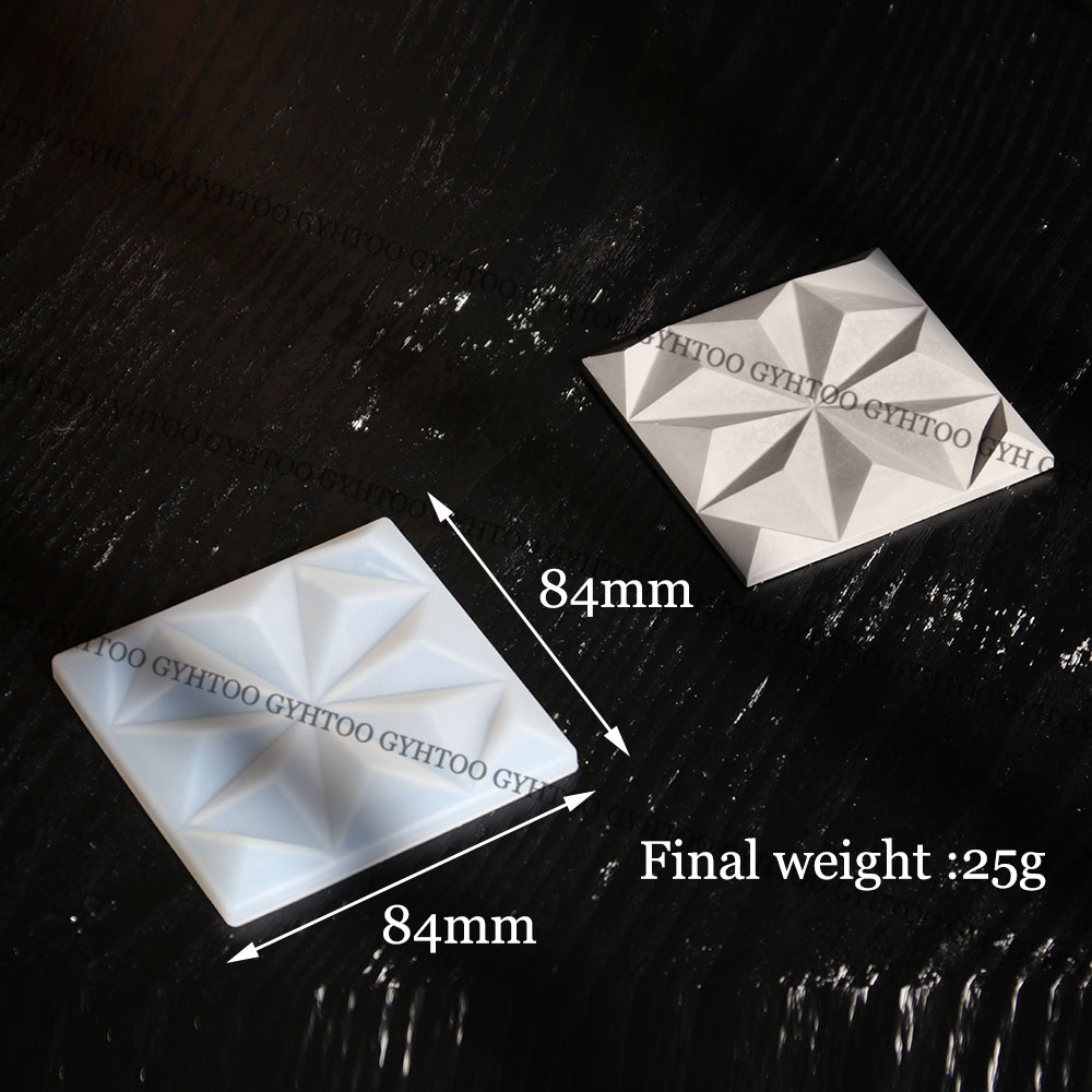 8,4 cm Gips Quadratische Wand  – Coaster Mold Square Bewertung und Preis