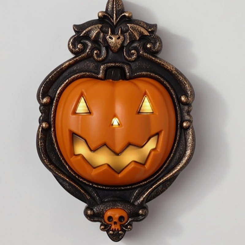 Halloween Hof Wand Lampen Tür  – Background Resin Art Bewertung und Preis