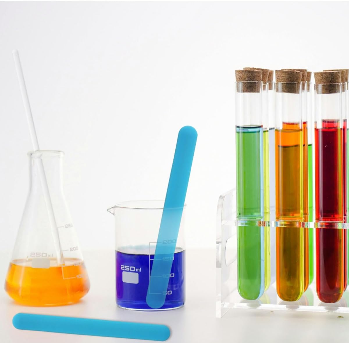4 Stück Silikon-Rührstäbchen,  – Glitter Powder Resin Bewertung und Preis