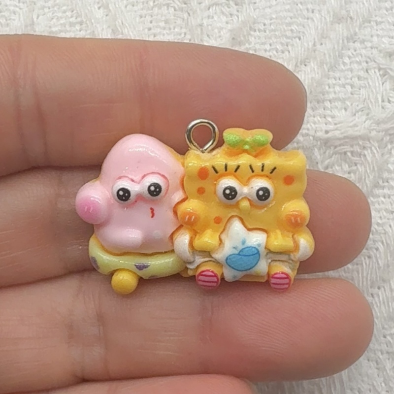 10 Stück Cartoon-Harzanhänger, – Resin Art Handmade Bewertung und Preis