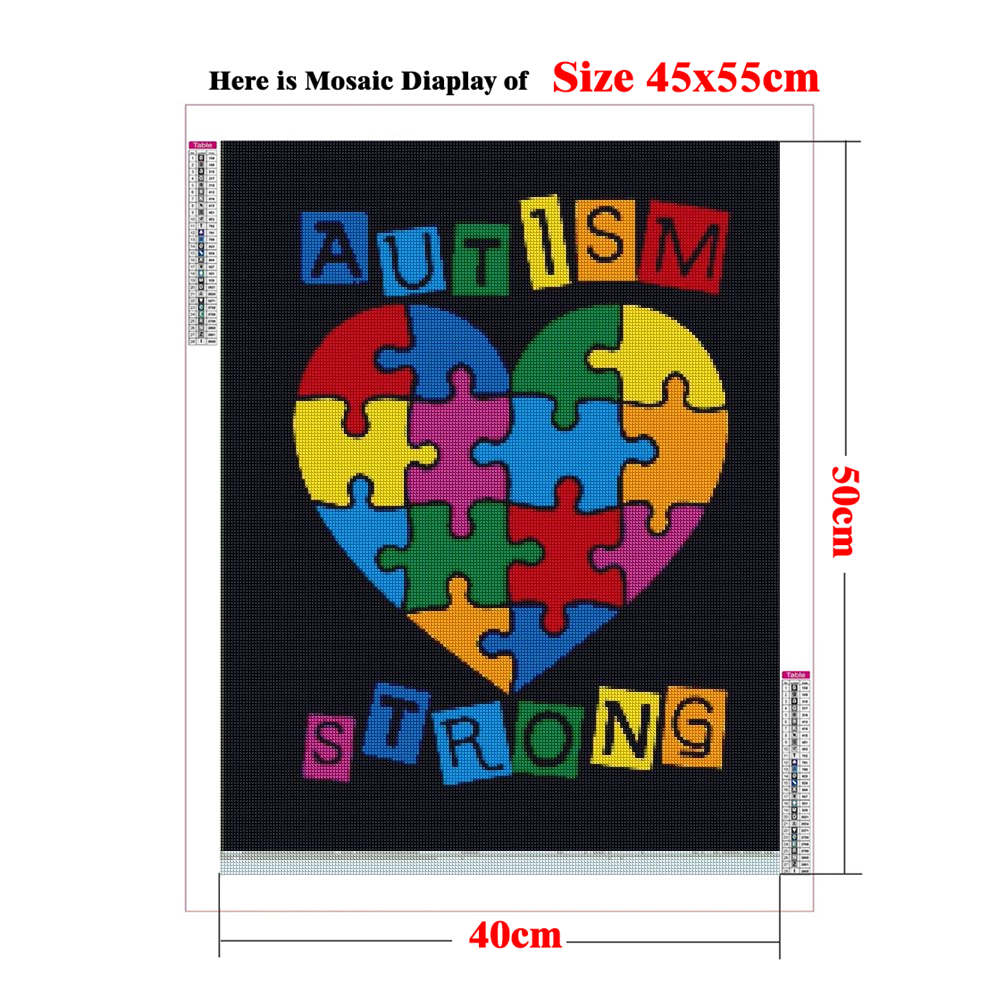 Autismus-Bewusstseins-Poster,  – Resin Art Quotes Bewertung und Preis